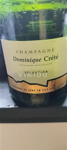 Champagne Dominique Crété Sélection Ikke årgangsbestemt