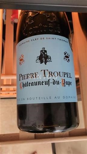Údolí Rhôny Châteauneuf-du-Pape Domaine Clef de Saint Thomas Pierre Troupel 2019