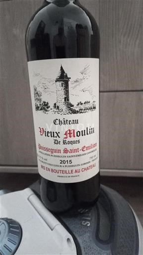 Bordeaux Puisseguin-saint-émilion Château Vieux Moulin de Roques 2015