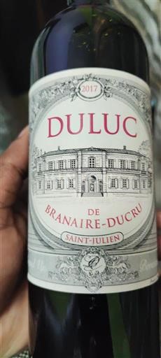 Bordeaux Saint-Julien Branaire-Ducru Duluc 2017