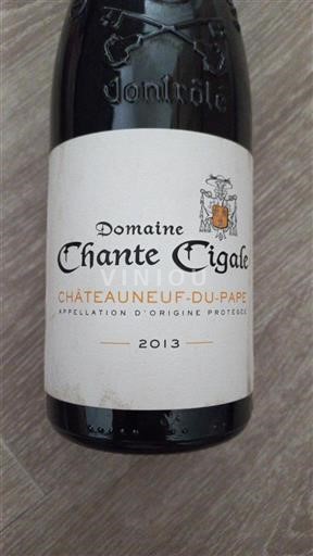 Údolí Rhôny Châteauneuf-du-Pape Domaine Chante Cigale 2013