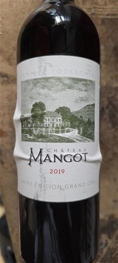 Bordeaux Saint-Émilion Grand Cru Grand Cru Château Mangot 2019