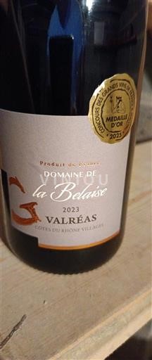 Rhônen laakso Määrittelemätön Domaine La Belaise 2023