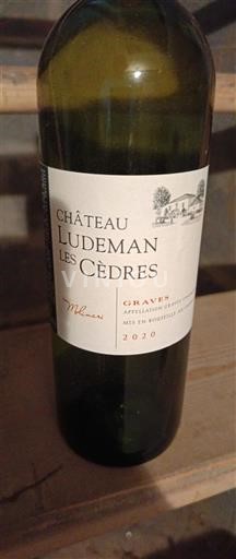 Bordeaux Graves Château Ludeman Les Cèdres 2020