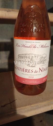Rhône Valley Costières de Nîmes Les Hauts de Mélaine 2019