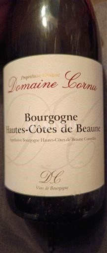 Borgogna Hautes Côtes de Beaune Domaine Cornu 2022