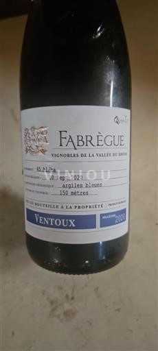 Rhônen laakso Ventoux Fabrègue 2020