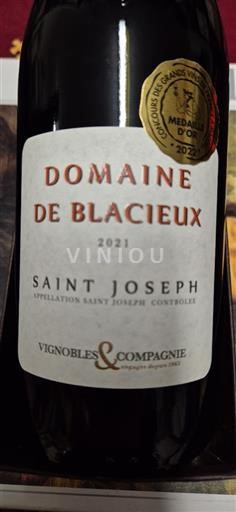 Rhônen laakso Saint-Joseph Domaine Blacieux 2021