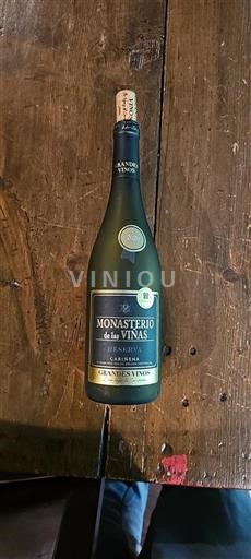 Aragon Cariñena GRANDES VINOS Monasterio de las Viñas 2020
