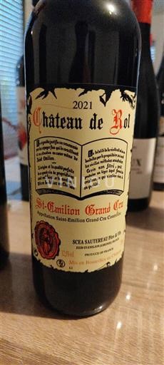 Bordeaux Saint-Émilion Grand Cru Grand Cru Château Rol 2021