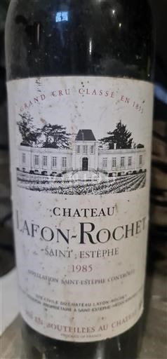 Bordeaux Saint-Estèphe Grand Cru Château Lafon-Rochet 1985