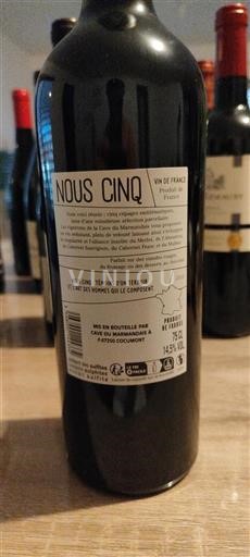 Zuidwest-Frankrijk Côtes du Marmandais Cave du Marmandais Nous Cinq 2022