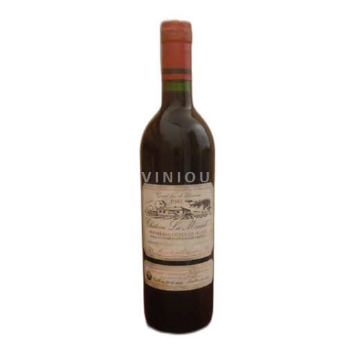 Vin Rouge sec Château La Mirandole 1997 France Bordeaux