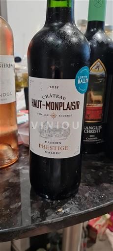 Sydväst Cahors Château Haut-Monplaisir Prestige 2018