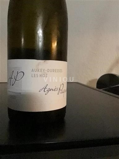 Bourgogne Auxey-Duresses Agnés PAQUET Les Hoz 2022