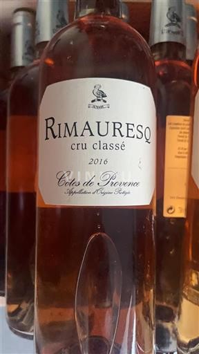 Provence Côtes de Provence Grand Cru Rimauresq cru class%c3%a9 2016