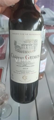 Bordeaux Côtes-de-Bordeaux Château Grimon 2019