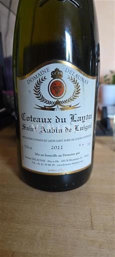 Vallée de la Loire Coteaux-du-layon Domaine Delaunay Saint Aubin de Luigné 2011