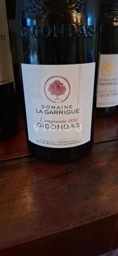 Valle del Rodano Gigondas Domaine La Garrigue L'empreinte 1850 2022