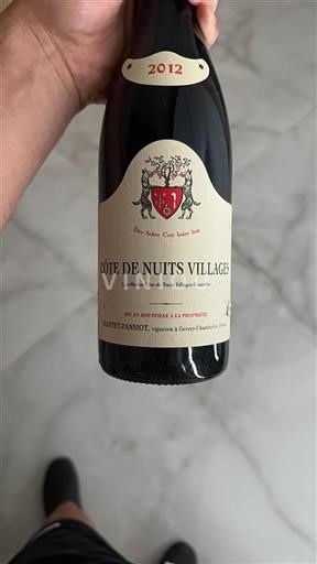 Borgogna Côte de Nuits Villages Geantet-Pansiot 2012