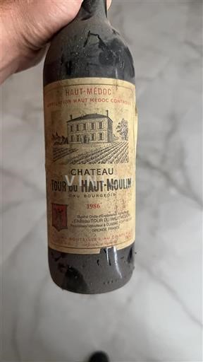 Bordeaux Haut-Médoc Cru Bourgeois Tour du Haut-Moulin 1986