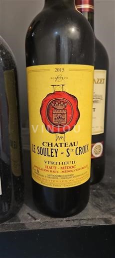 Bordeaux Haut-Médoc Château Le Souley Ste Croix 2015