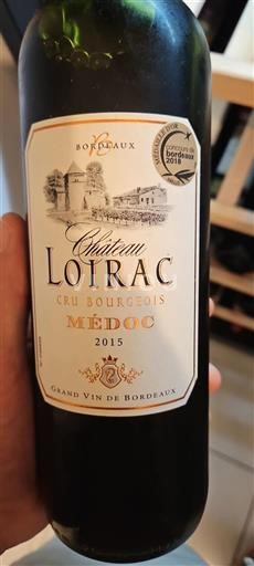 Bordeaux Médoc Cru Bourgeois Château Loirac 2015