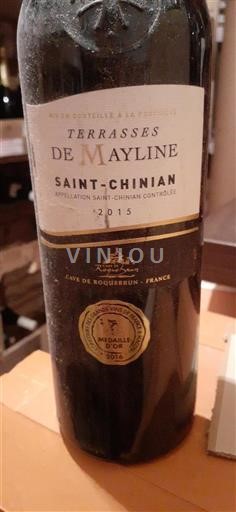 Languedoc Saint-Chinian Cave de Roquebrun Terrasses de Mayline 2015