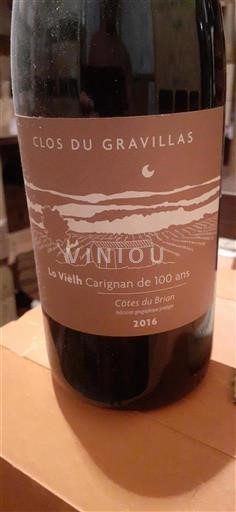Languedoc-Roussillon Côtes du Brian Clos du Gravillas Lo Vielh Carignan de 100 ans 2016