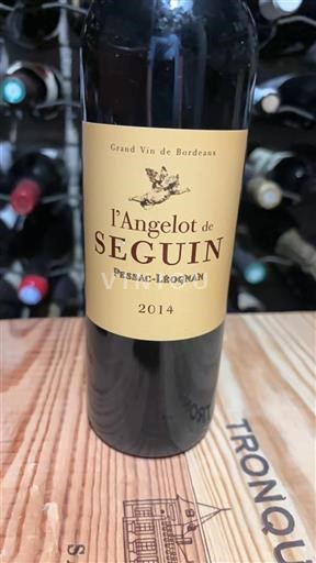Bordeaux Pessac-Léognan Seguin l'Angelot de Seguin 2014