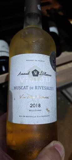 Roussillon Rivesaltes Arnaud de Villeneuve 2018