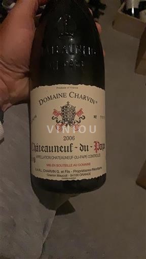 Rhônen laakso Châteauneuf-du-Pape Domaine Charvin 2006