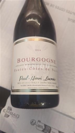 Burgundy Unspecified Paul Henri Lacroix 2018