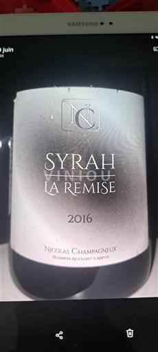Rhônen laakso Côtes-du-rhône Nicolas Champagneux La Remise 2016