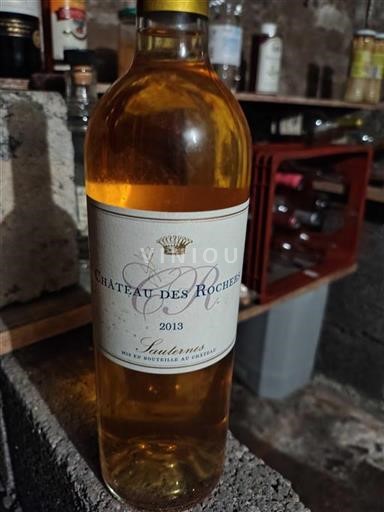 Bordeaux Sauternes Château Des Rochers 2013