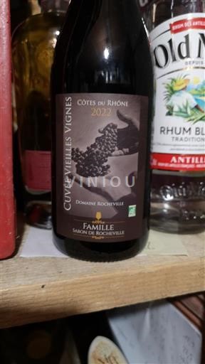 Údolí Rhôny Côtes-du-Rhône Domaine Rocheville Vieilles Vignes 2022