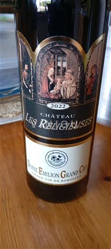 Bordeaux Saint-Émilion Grand Cru Grand Cru Château Les Religieuses 2022