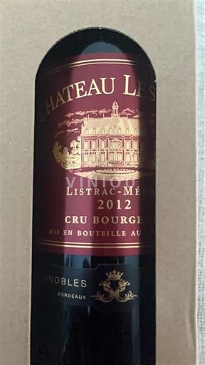 Bordeaux Listrac-Médoc Cru Bourgeois Les 2012