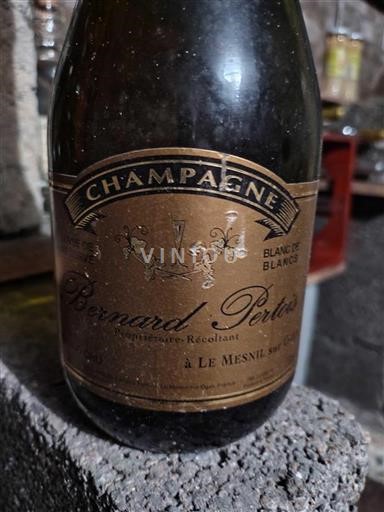 Vin Effervescent Blanc sec Bernard Pertois Non millésimé France Champagne AOC