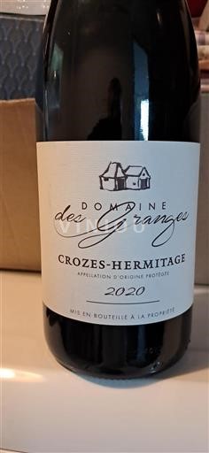 Vallée du Rhône Crozes-hermitage Domaine Des Granges 2020