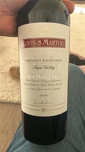 California AVAs Napa Valley Louis M. Martini Winemaker's Selection 2019