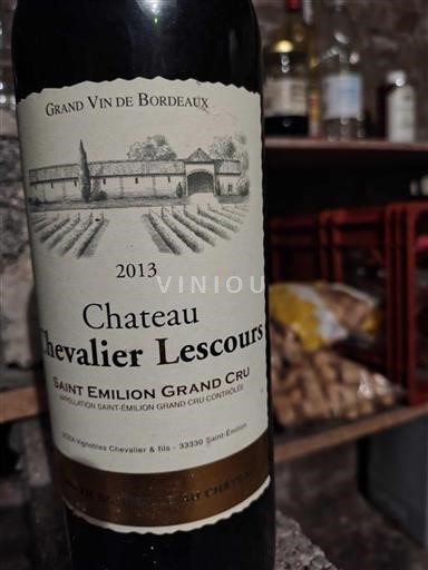 Bordeaux Saint-Émilion Grand Cru Grand Cru Château Chevalier Lescours 2013