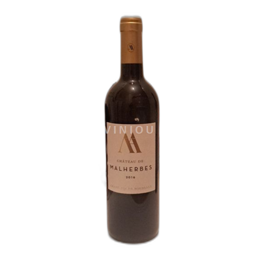 Vin Rouge sec Château Malherbes 2016 France Bordeaux