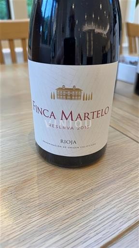 La Rioja Rioja Finca Martelo Reserva 2015