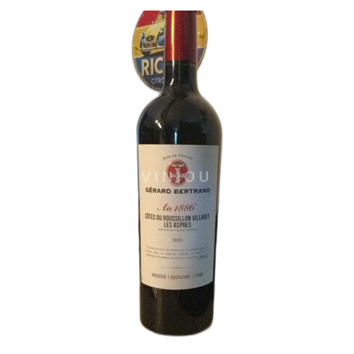 Roussillon Côtes-du-Roussillon Gérard Bertrand An 1886 2020