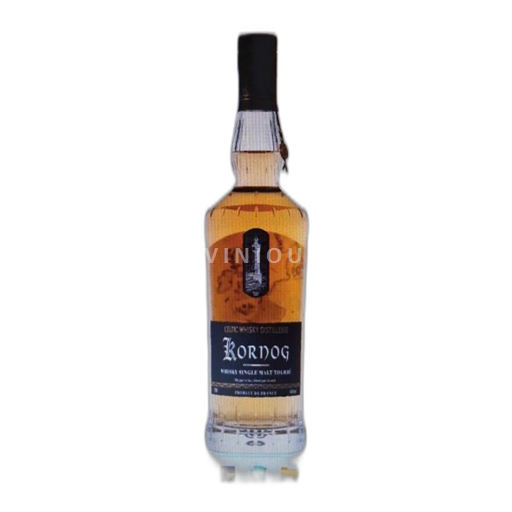 Whisky Single Malt Whisky Kornog tourbé  Cel’´tic wisky distillerie 4a - 2021 France Brittany