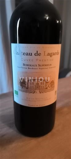 Bordeaux Bordeaux superiore Château Lagarde Prestige 2019