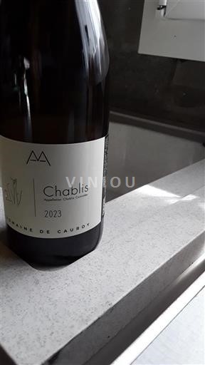 Vin Blanc sec Domaine Cauroy 2023 France Bourgogne Chablis AOC