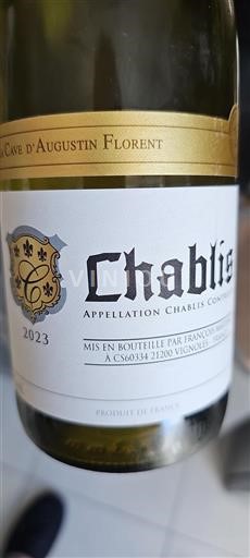 Bourgogne Chablis La Cave Augustin Florent 2023