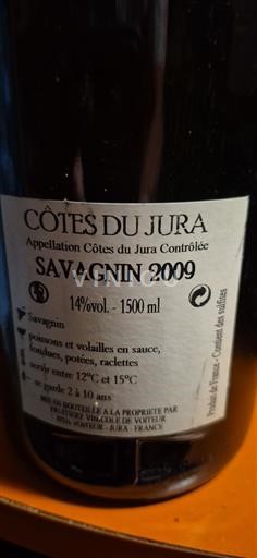 Jura Côtes-du-jura Fruitière Vinicole de Voiteur Savagnin 2009
